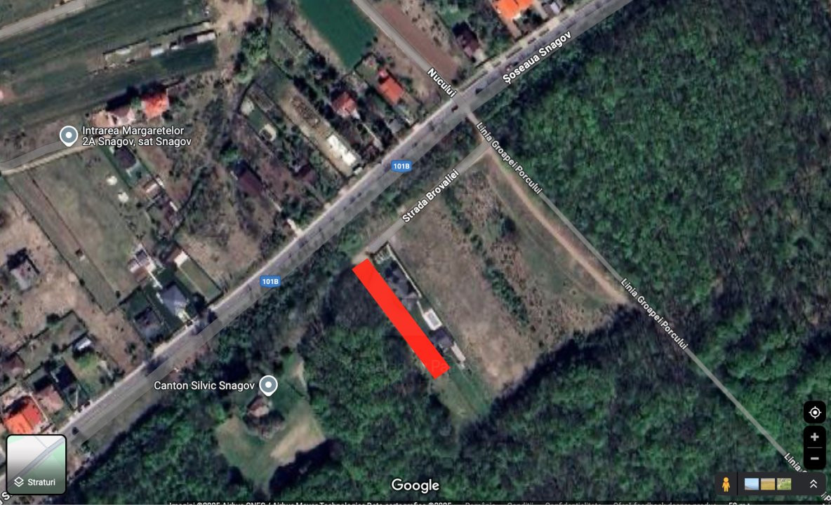 De vânzare 2.770mp teren intravilan Snagov