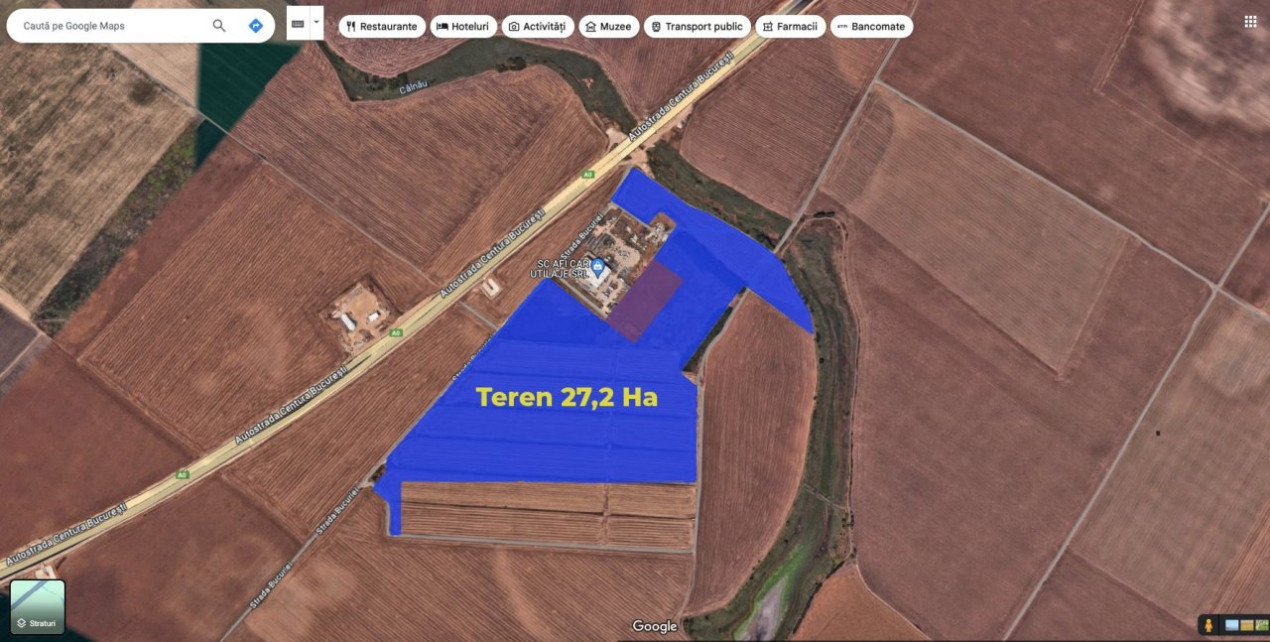 OPORTUNITATE langa Nodul A0 Glina - 27,2 Hectare