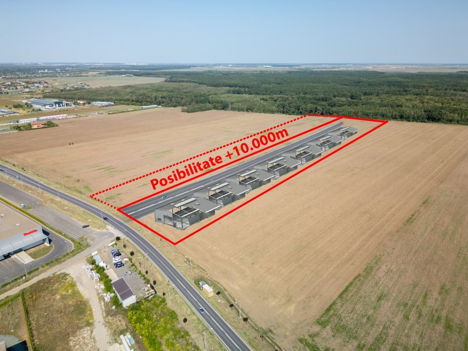 Teren Vanzare Intravilan Branesti investitie Zona Industriala Makita