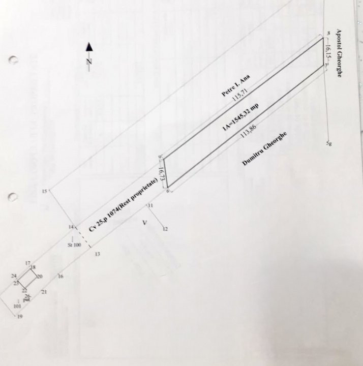  Teren intravilan, 3300 mp, front 15 m | Snagov -Ghermanesti