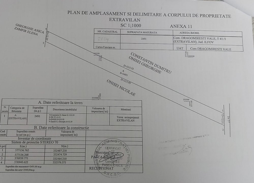 TEREN Dezv Logistica 2500mp posib extindere Centura CHITILA Rudeni