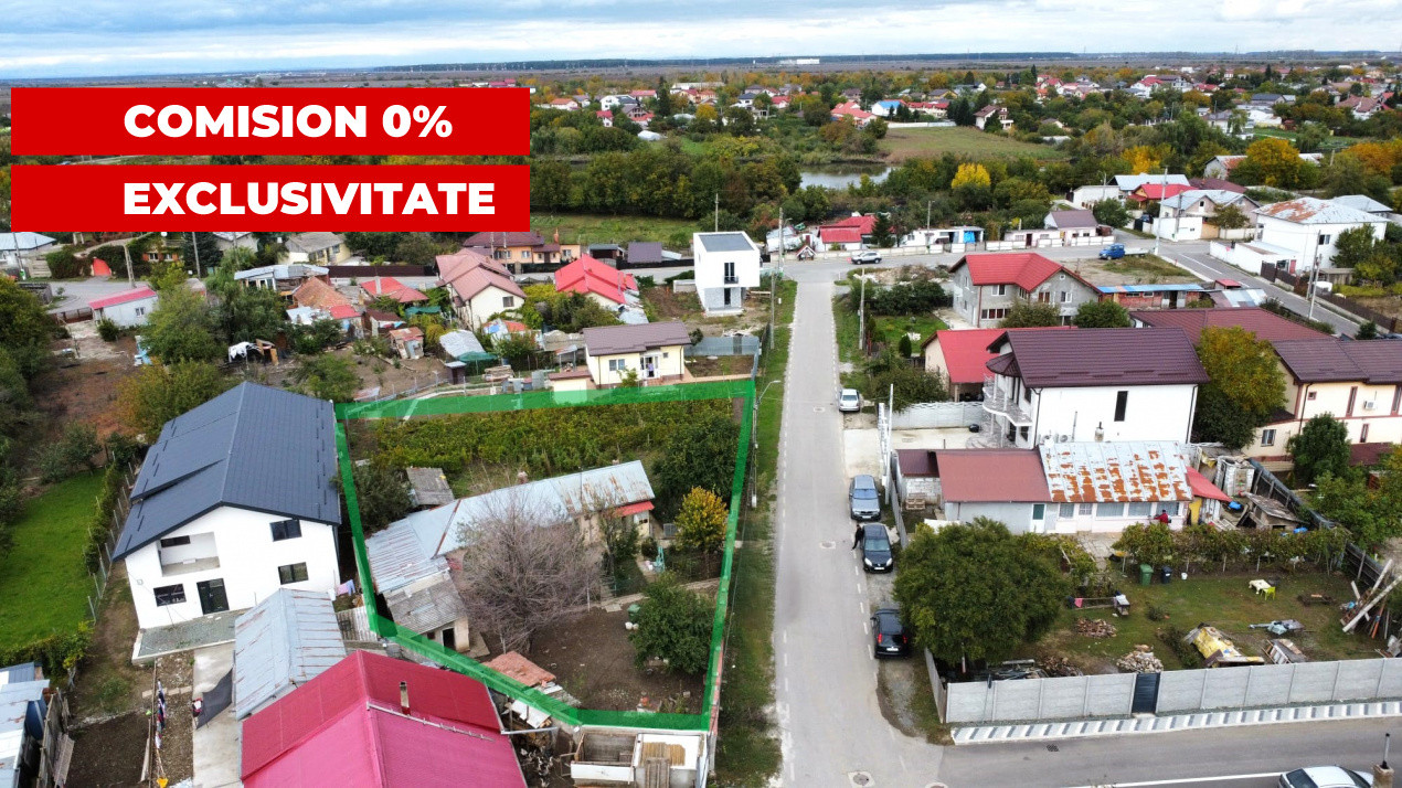 Teren de vanzare 1000mp in Stefanestii de Jos, la sosea si cu utilitati