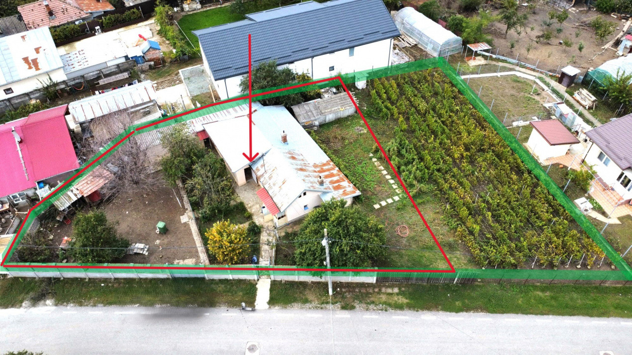 Teren de vanzare 550mp in Stefanestii de Jos, la sosea si cu utilitati