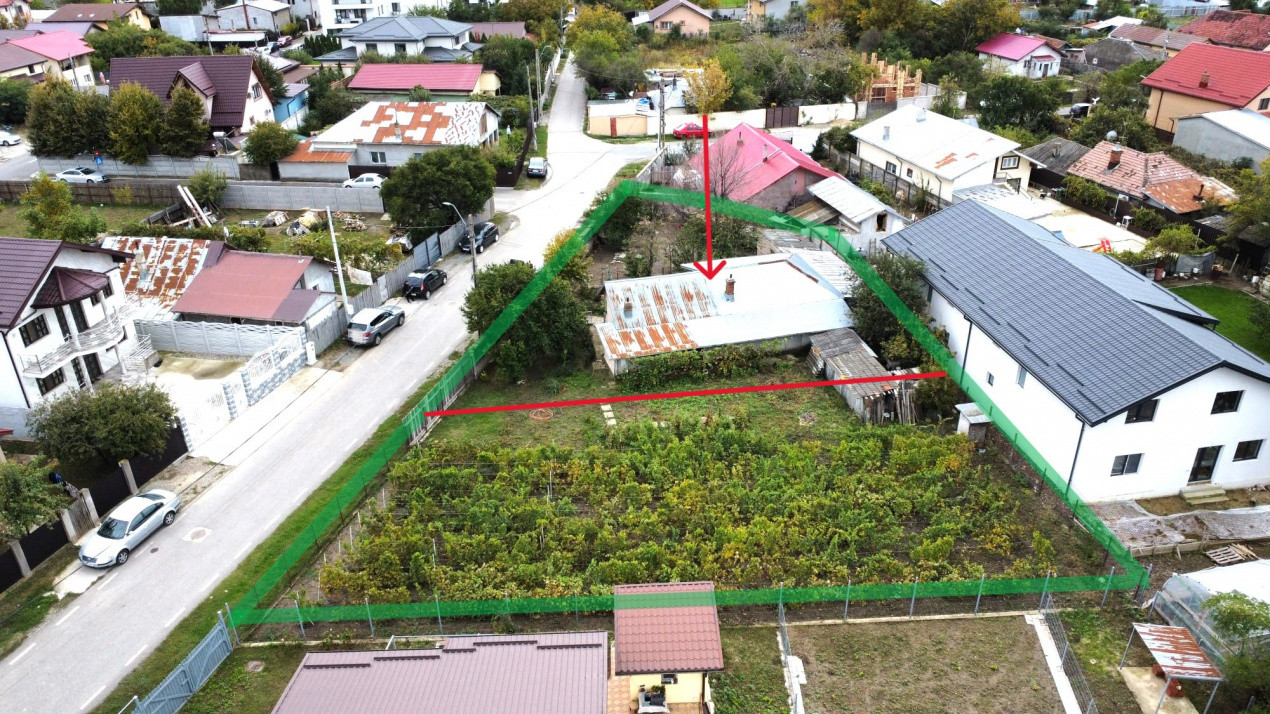 Teren de vanzare 550mp in Stefanestii de Jos, la sosea si cu utilitati