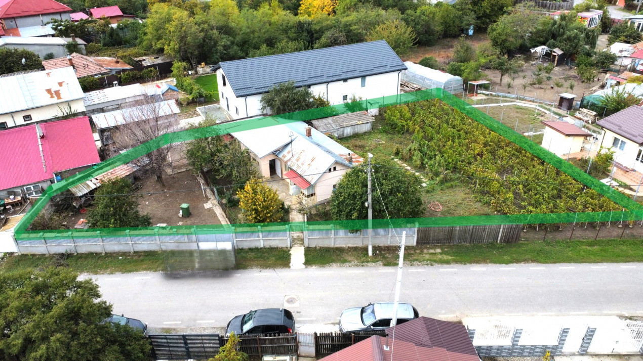 Teren de vanzare 550mp in Stefanestii de Jos, la sosea si cu utilitati