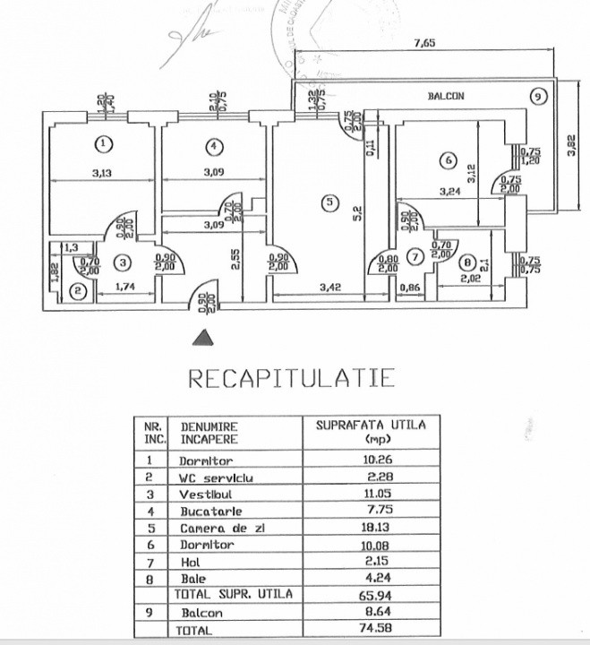 De vanzare 3 camere in Drumul Taberei pe Bd. 1 Mai langa Kaufland 