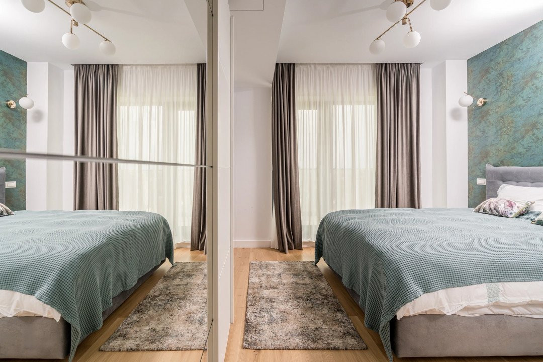 Apartament 3 camere mobilat cu 2 locuri parcare Nord 