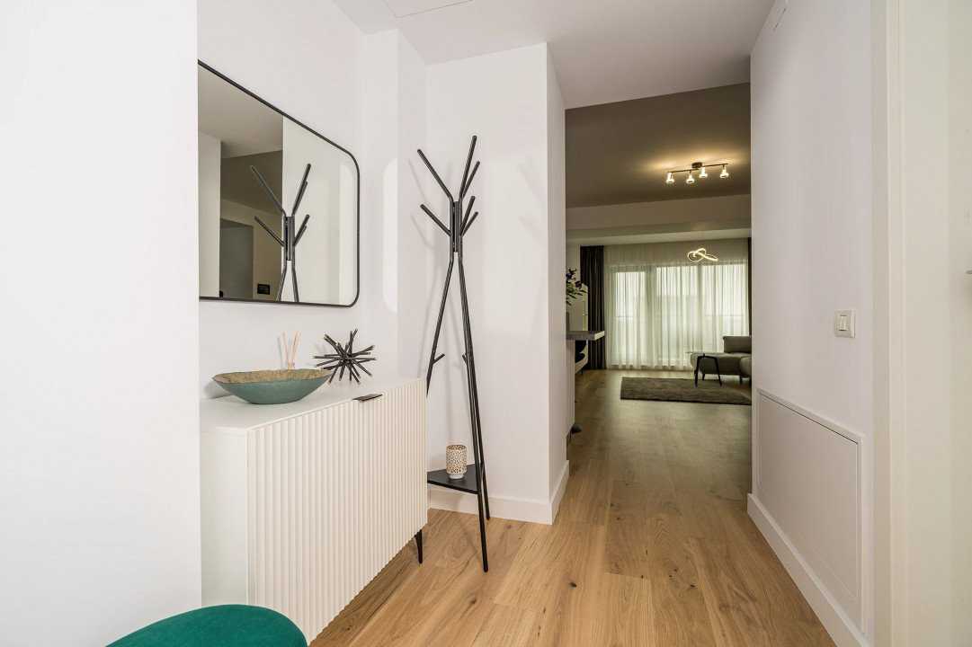 Apartament 3 camere mobilat cu 2 locuri parcare Nord 