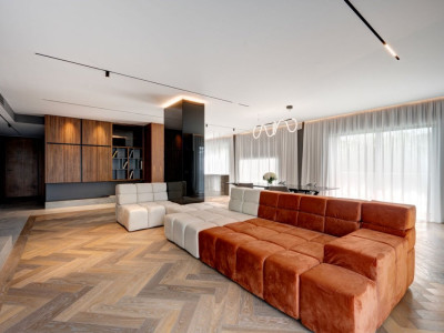 4 camere, 206 mp | Vedere pădure, living 74 mp, terasă 25 mp – Pines Residence