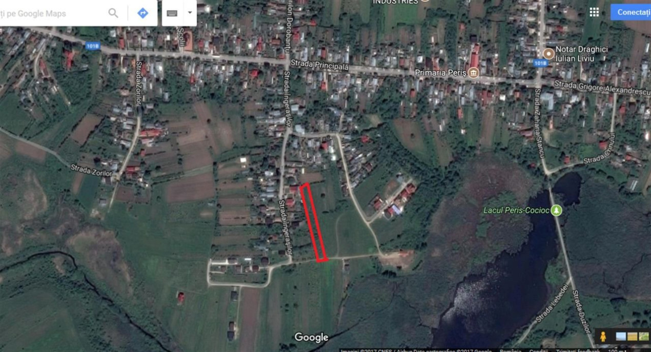 Devânzare teren construibil Periș, apoape de Primărie str. Îngerașilor