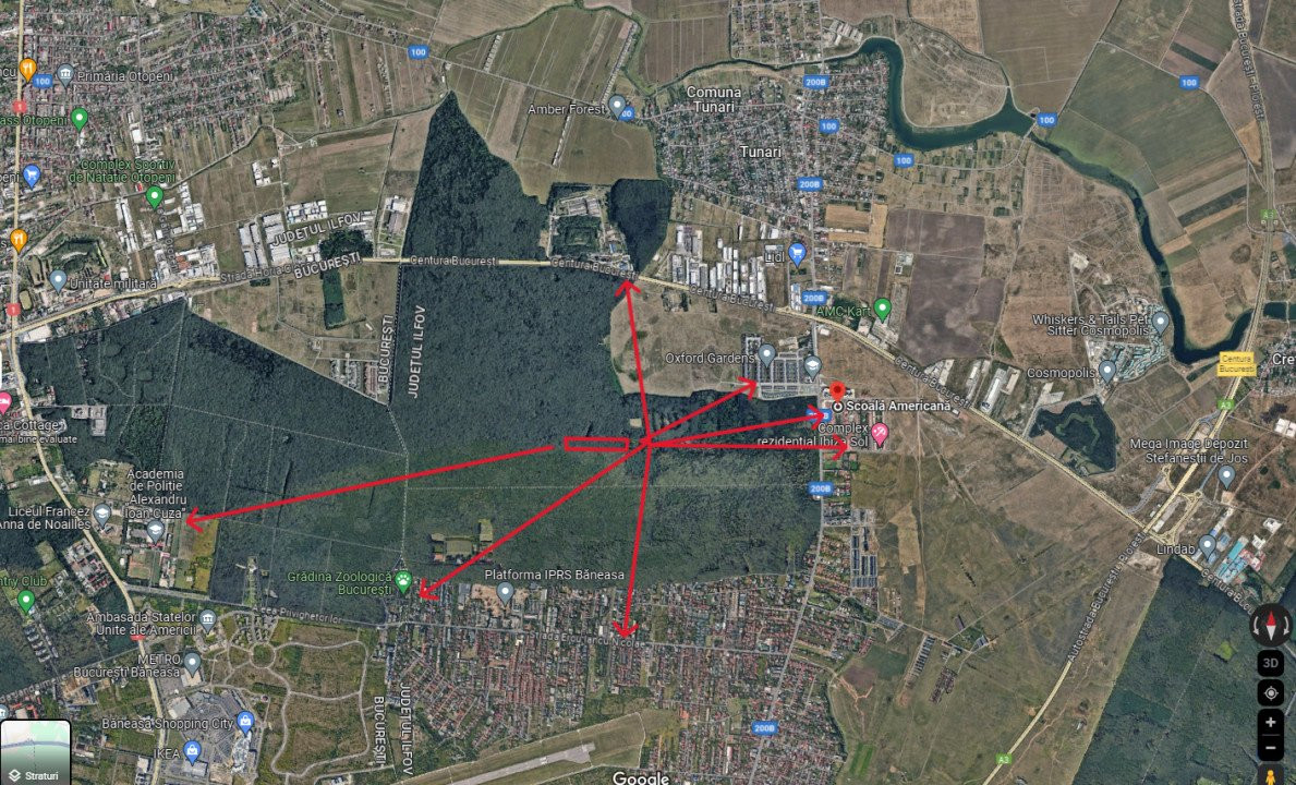 Pădure 20.000mp langa Scoala Americana - Cel mai mic pret 