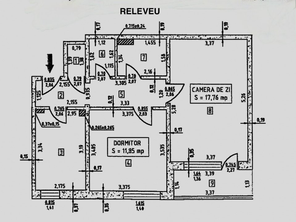 Apartament 2 camere – lângă Parcul Titan - Strada Rotundă,  bloc reabilitat