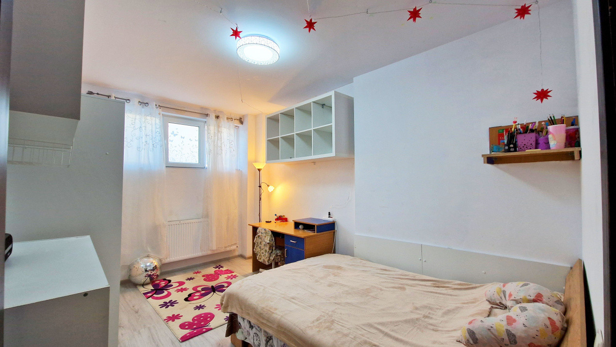 Apartament 3 camere  la demisol, mobilat si utilate cu garaj subteran