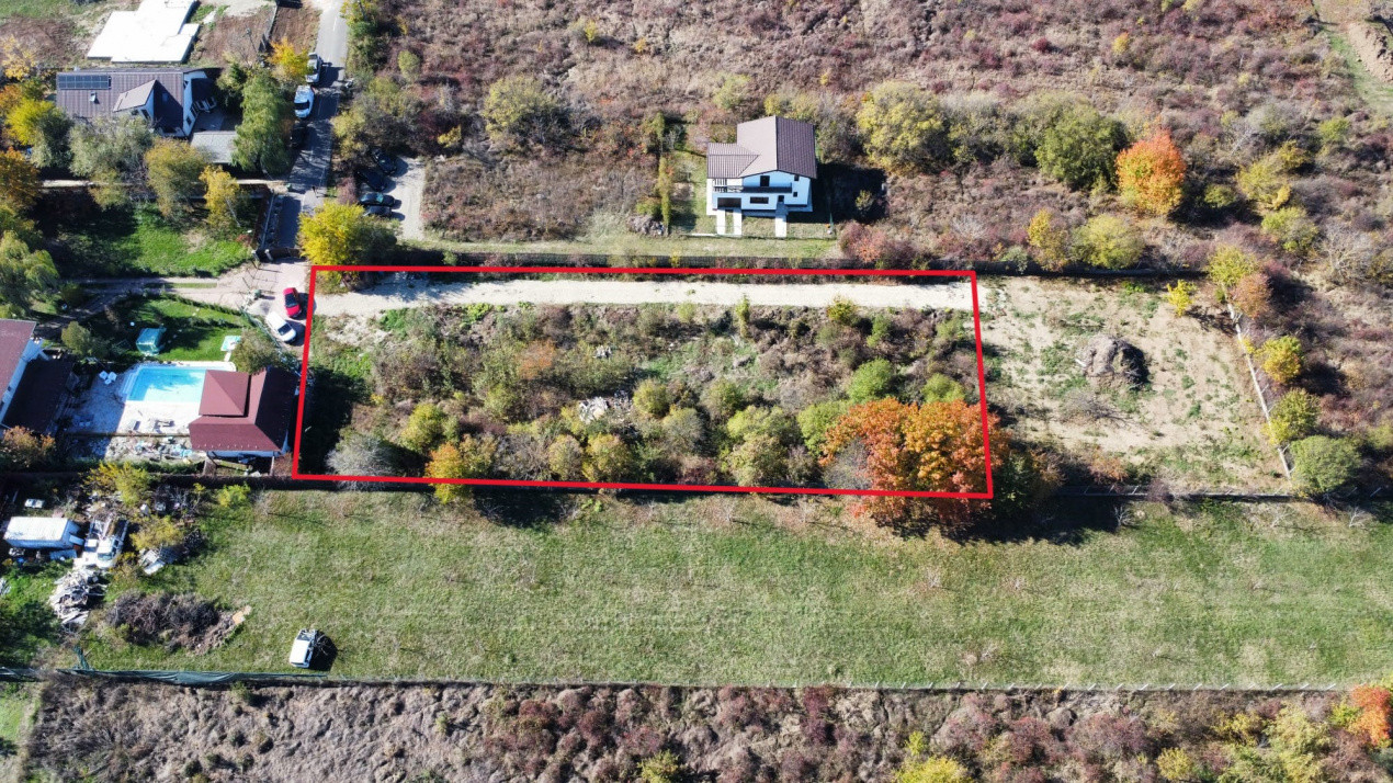 Teren de vanzare in Vladiceasca, 2156mp, langa DN1 - Snagov Plaza