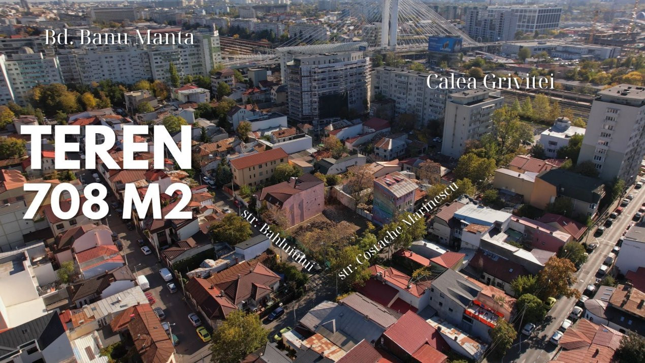 Teren dezvoltare Rezidentiala/Office/Mixta - Banu Manta-Titulescu