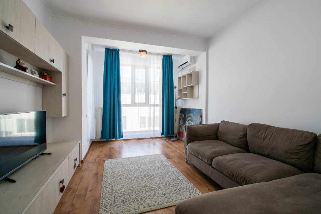 Parcul Teilor-Auchan Titan 2 camere,dec,mobilat si utilat+loc parcare