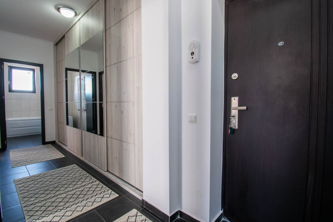 Parcul Teilor-Auchan Titan 2 camere,dec,mobilat si utilat+loc parcare