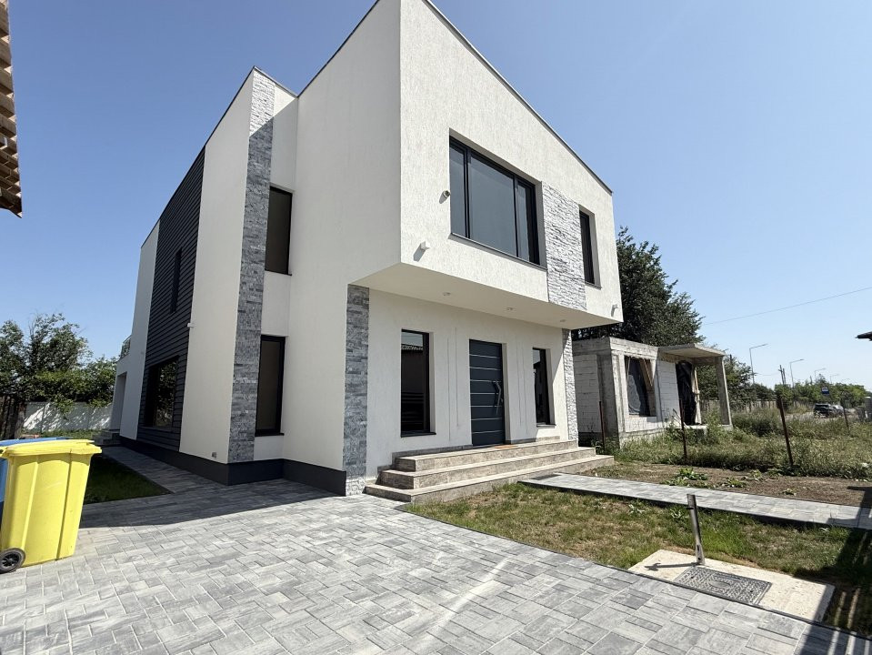 Locuință elegantă și eficientă, 5 camere, terasă și curte-Chitila str Castanilor