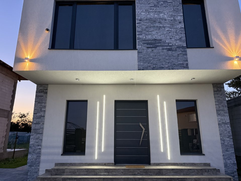 Locuință elegantă și eficientă, 5 camere, terasă și curte-Chitila str Castanilor