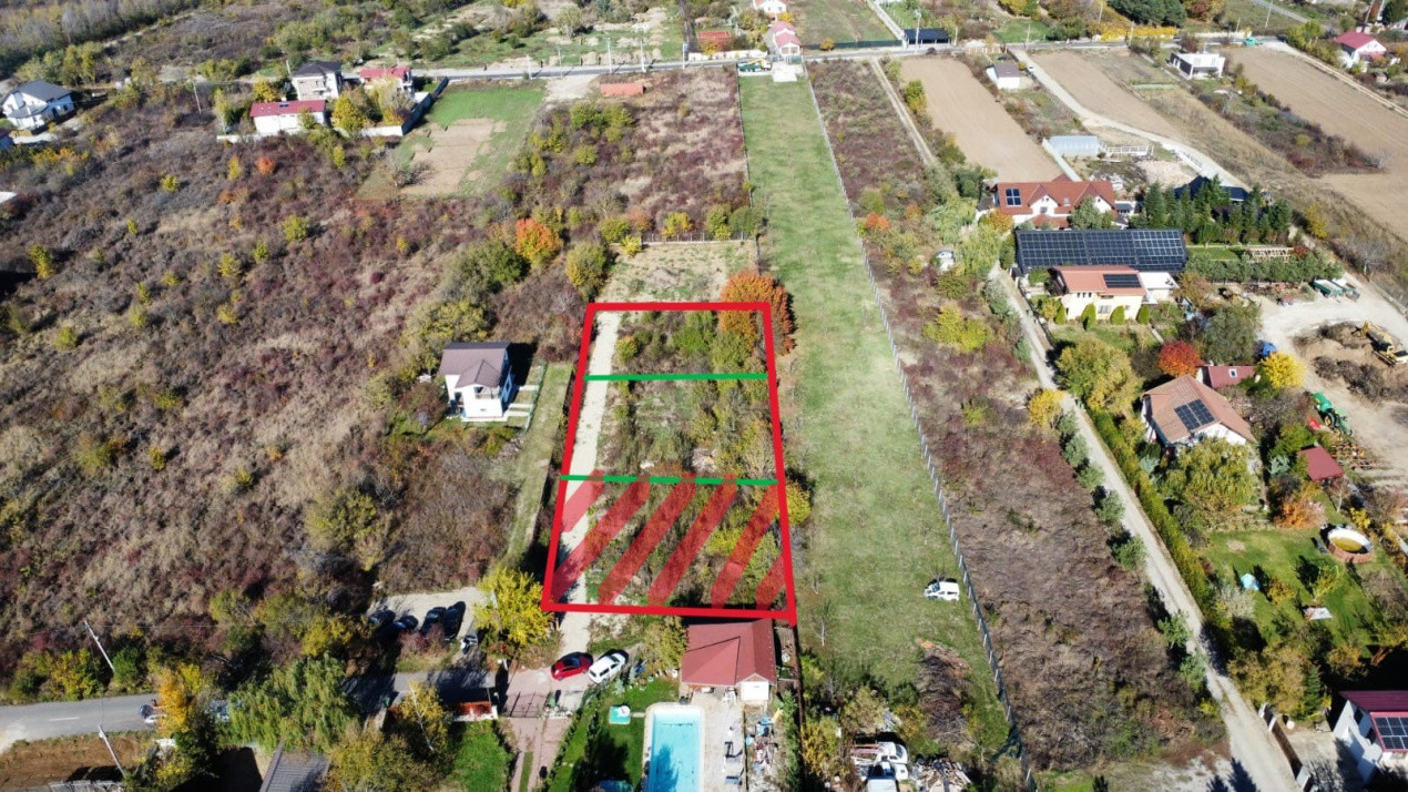 Teren de vanzare in Vladiceasca, 720mp, langa DN1 - Snagov Plaza