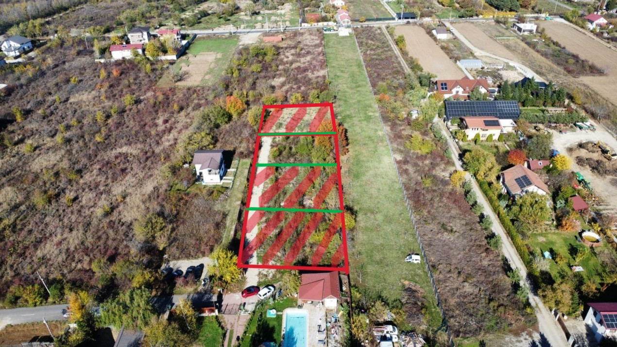 Lot de 720mp de vanzare in Vladiceasca, intrare DN1 - Snagov Plaza