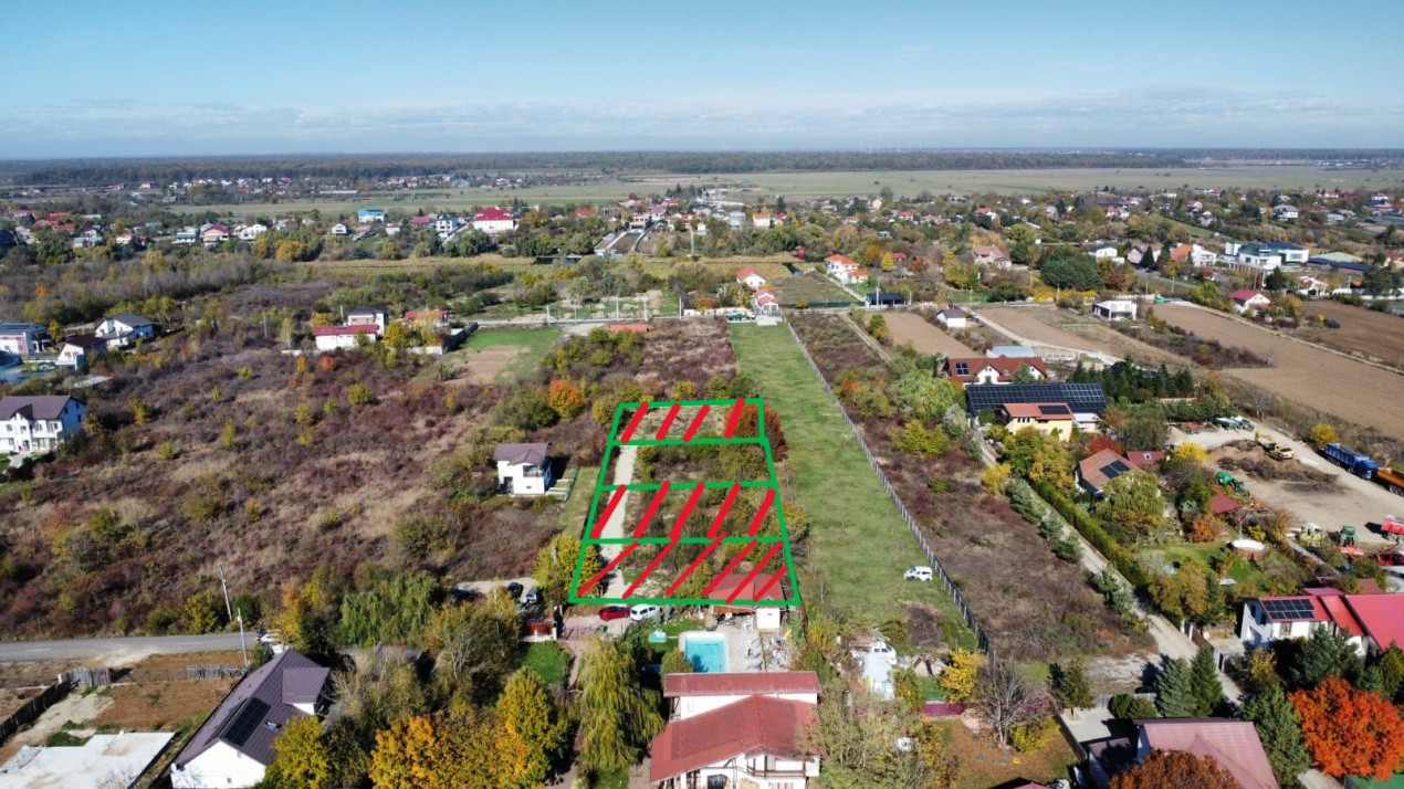 Lot de 720mp de vanzare in Vladiceasca, intrare DN1 - Snagov Plaza