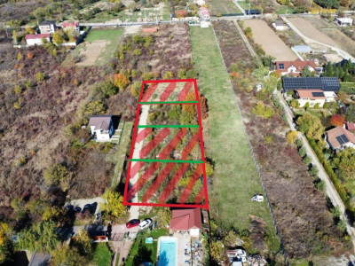 Lot de 720mp de vanzare in Vladiceasca, intrare DN1 - Snagov Plaza
