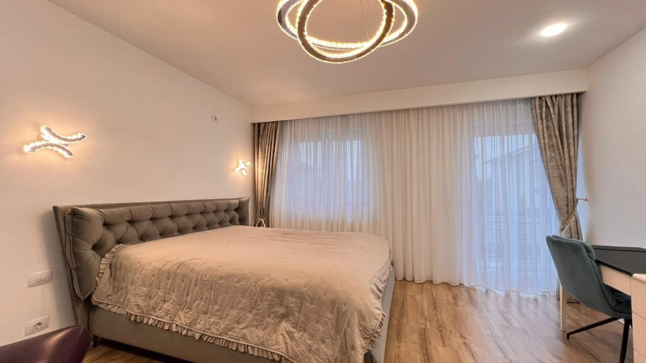 Casa eleganta cu 6 camere, complet mobilata si utilata – City Gardens, Otopeni