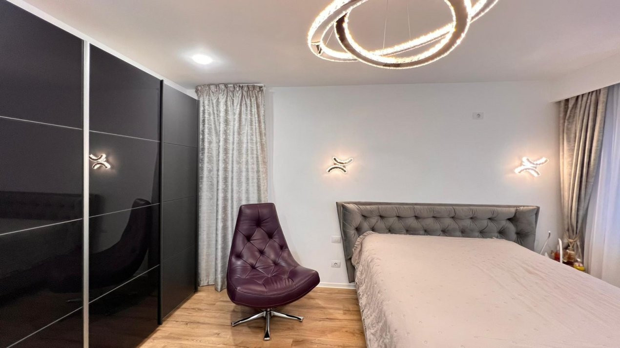 Casa eleganta cu 6 camere, complet mobilata si utilata – City Gardens, Otopeni