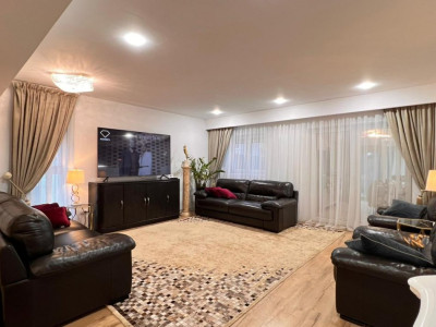 Casa eleganta cu 6 camere, complet mobilata si utilata – City Gardens, Otopeni