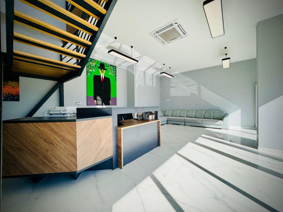 Hală + sediu firmă (locuință de serviciu) + teren de vânzare în Balotești, Ilfov