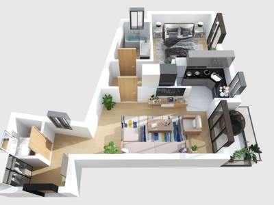 Mosilor Boutique II apartament cu 2 bai  !