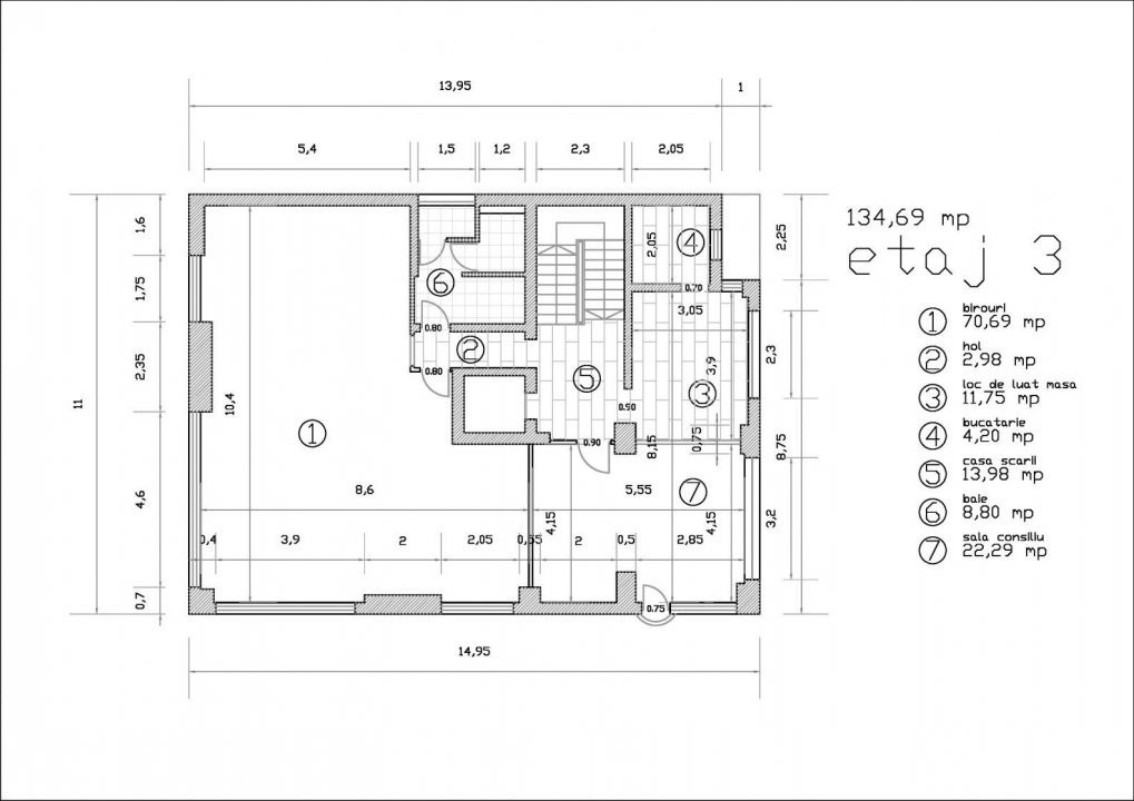 SPATIU DE BIROURI ÎN ZONA KISELEFF – AVIATORILOR!