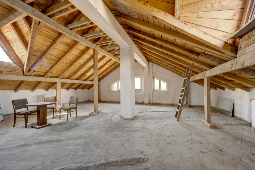 O proprietate imobiliară deosebită, formată din casă și mult teren! 