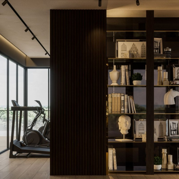 Penthouse 6 camere | 551 mp, terasă 193 mp, panoramă pădure – Pines Residence