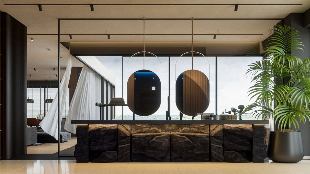 Penthouse 6 camere | 551 mp, terasă 193 mp, panoramă pădure – Pines Residence