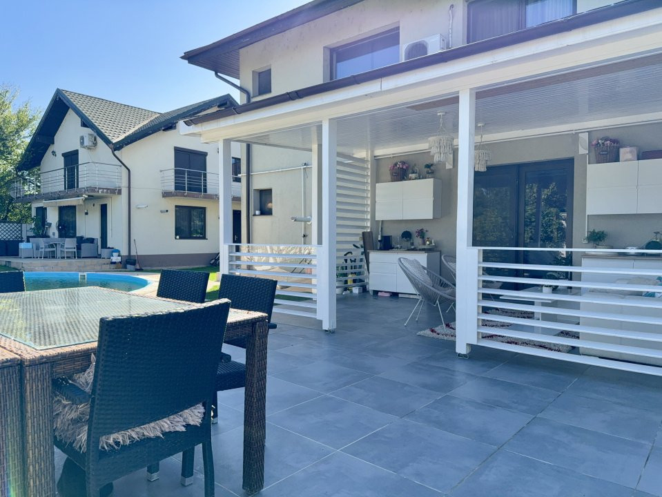 Vilă elegantă cu piscină privată în complex exclusivist – Mogoșoaia