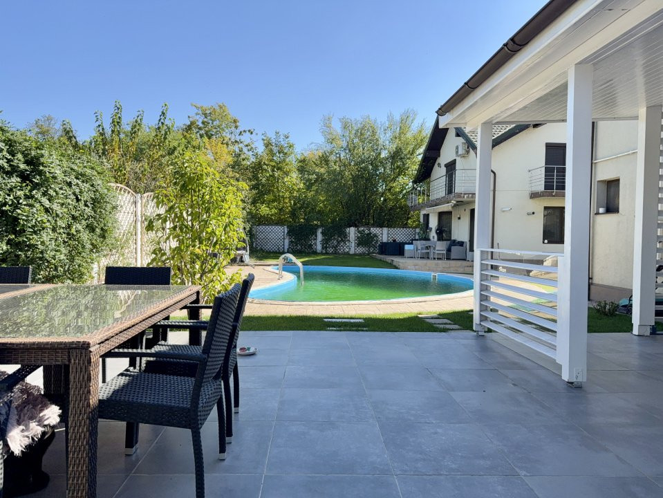Vilă elegantă cu piscină privată în complex exclusivist – Mogoșoaia