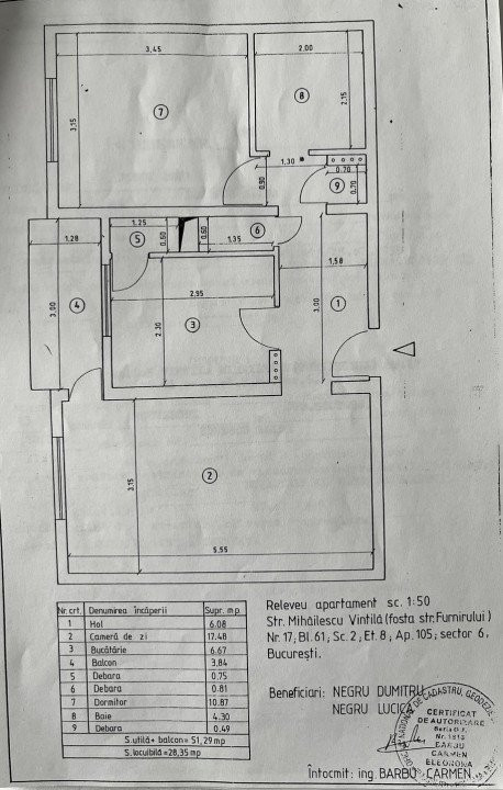 Apartament 2 camere Crangasi I 7 minute Metrou I Constructorilor