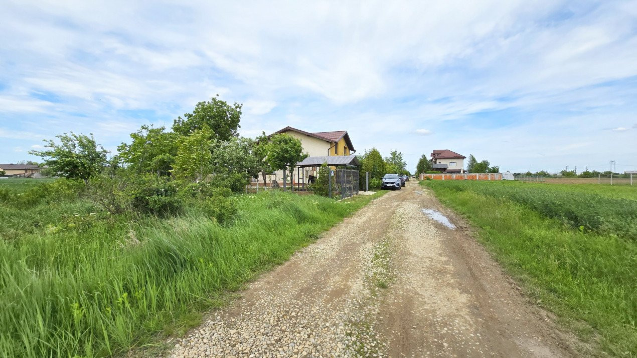 Teren intravilan in zona rezidentiala, la 1 km de A0 si A1