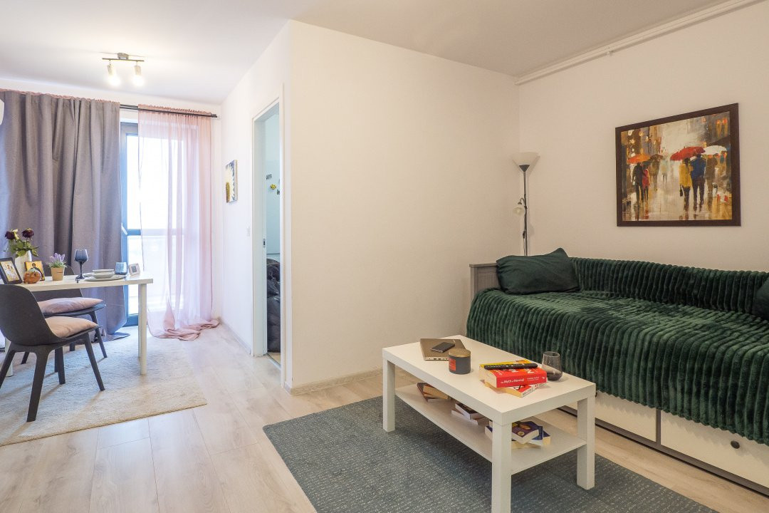 Garsoniera luminoasa in Hils Pallady, metrou, utilata la cheie