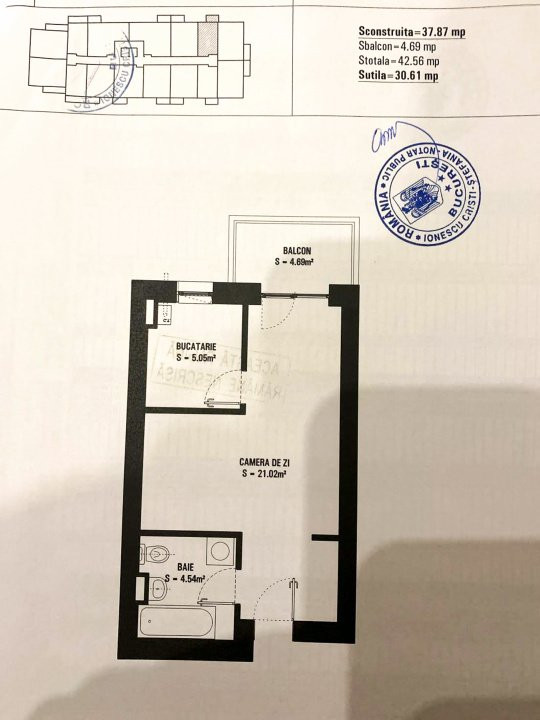 Garsoniera luminoasa in Hils Pallady, metrou, utilata la cheie