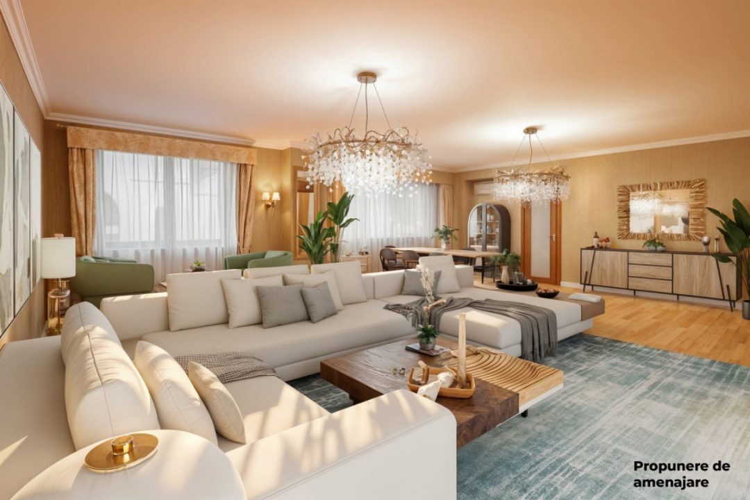 Vezi Parcul Kiseleff! Apartament spectaculos, 4 camere, 175mp