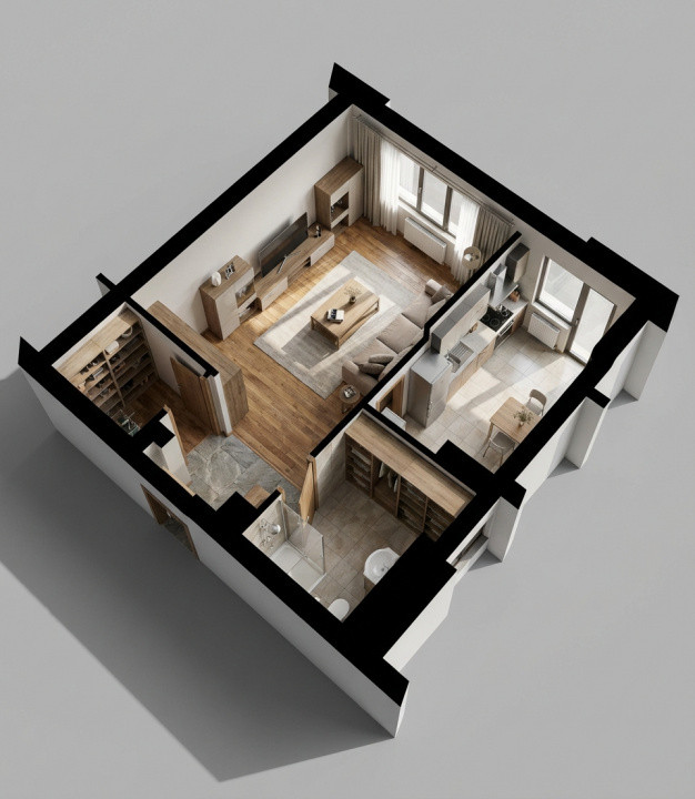 Prima ta locuință în Răsărit de Soare – garsonieră cu loc de parcare!