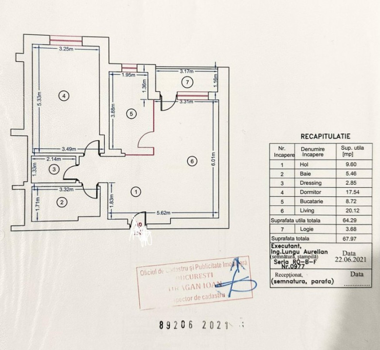 Roka Residence, apartament de 2 camere 68mp și loc de parcare!