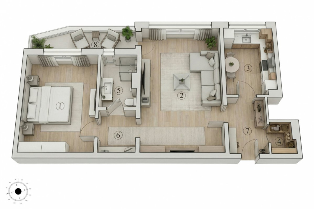 2 camere metrou Obor - posibilitate montare centrala