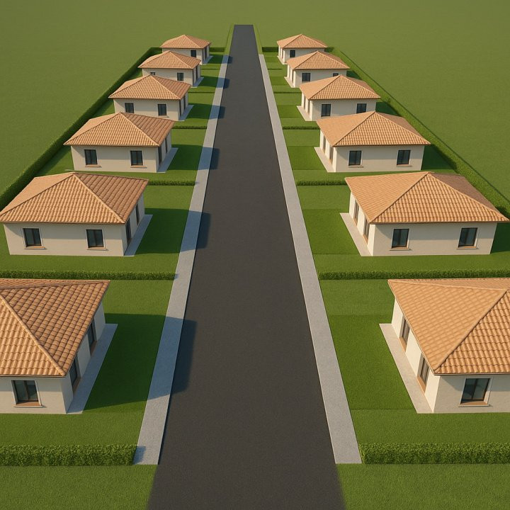 Teren 7500mp Parcelat Cartier Imobiliar Clinceni A0 | Deschidere 50ml