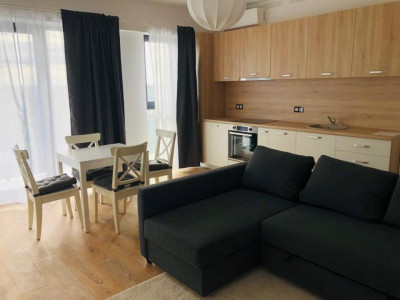 Sisesti 2 camere complet mobilat + parcare subterană Metrou 8'