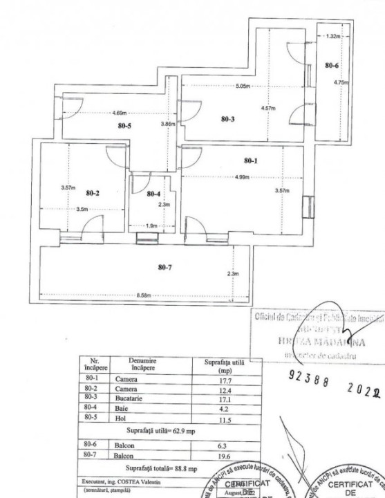 OFERTA – Apartament 2 Camere Decomandat 90 mp, Modern, Etaj 9/11 Theodor Pallady