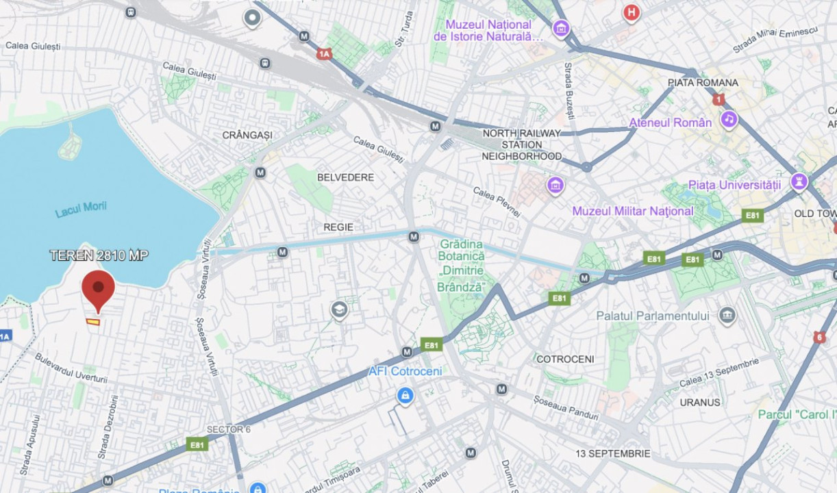 CEL MAI BUN PRET DIN ZONA – Teren 2.810 mp, Dubla Deschidere, Lacu Morii